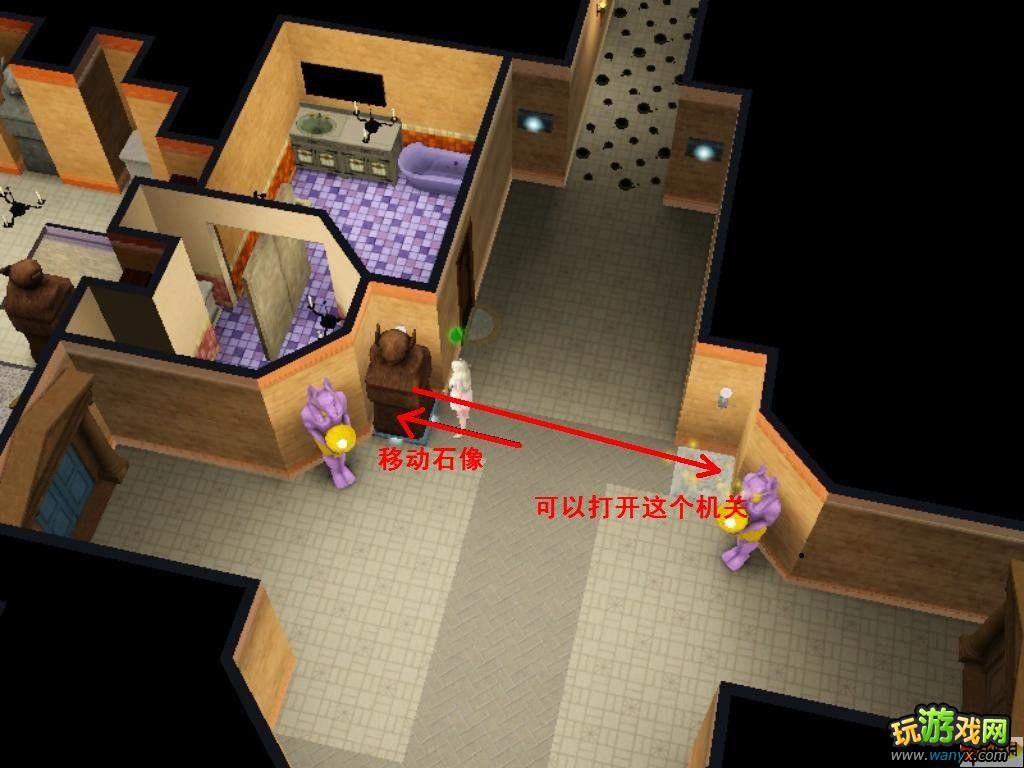 模拟人生3世界冒险 法国饮料吧地下地图,包括奈克提乌墓穴任务